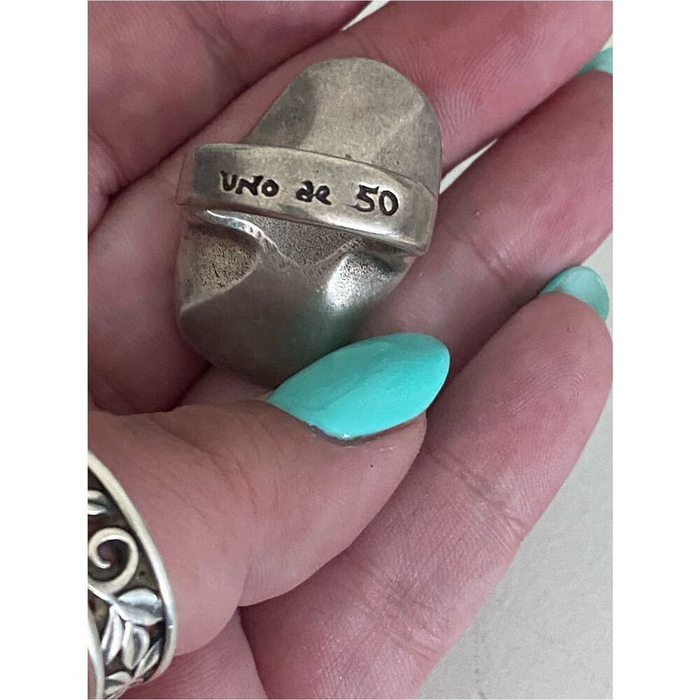 UNO de 50 Large Elements Crystal FLASH Statement Ring - Picture 4 of 4